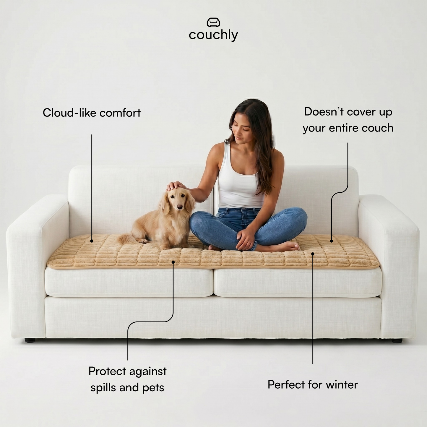 couchly - The Couch Topper